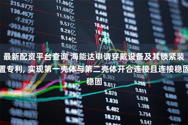 最新配资平台查询 海能达申请穿戴设备及其锁紧装置专利, 实现第一壳体与第二壳体开合连接且连接稳固