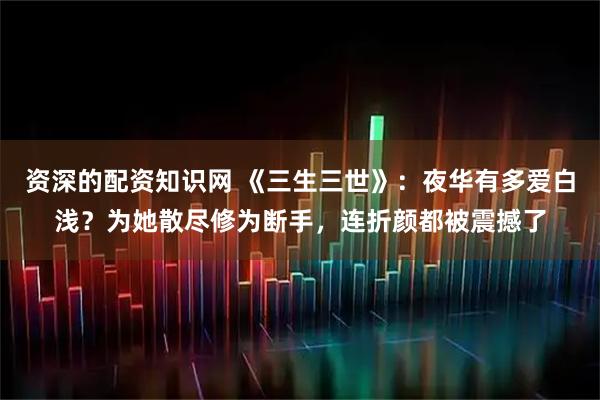 资深的配资知识网 《三生三世》：夜华有多爱白浅？为她散尽修为断手，连折颜都被震撼了